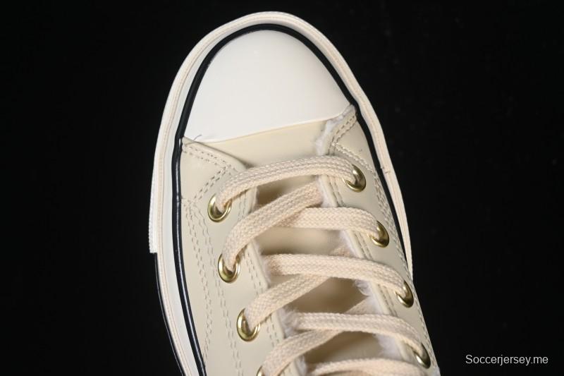 حذاء رياضي كاجوال جلدي عالي الكعب من كونفرس تشاك 1970s من كونفرس - A12443C