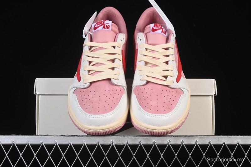 نايك ترافيس سكوت × اير جوردان 1 اير جوردان 1 لو اوج AJ1 DM7866-100