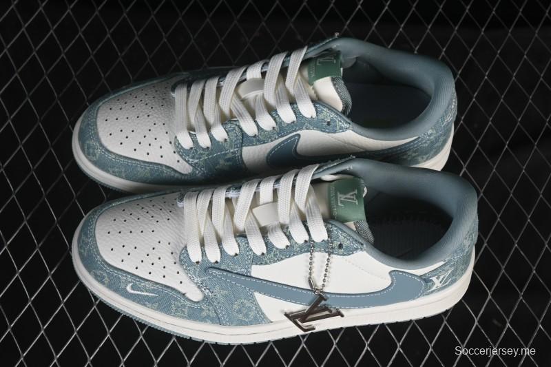 حذاء نايك ترافيس سكوت x Fragment Design x Air Jordan 1 Low OG SP AJ1 AJ1 سنيكرز كاجوال منخفض علوي - SC0601-057