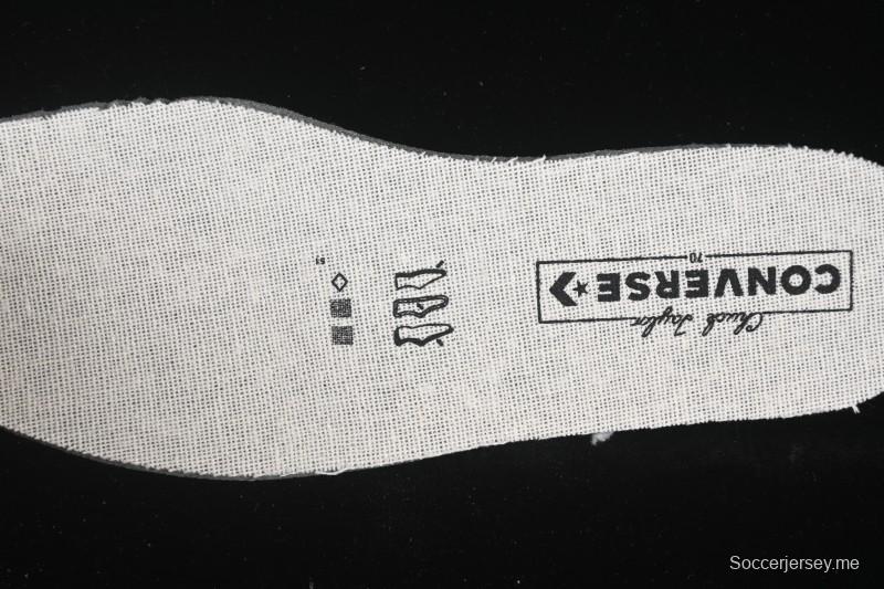 حذاء رياضي كاجوال جلدي عالي الكعب من كونفرس تشاك 1970s من كونفرس - A12443C