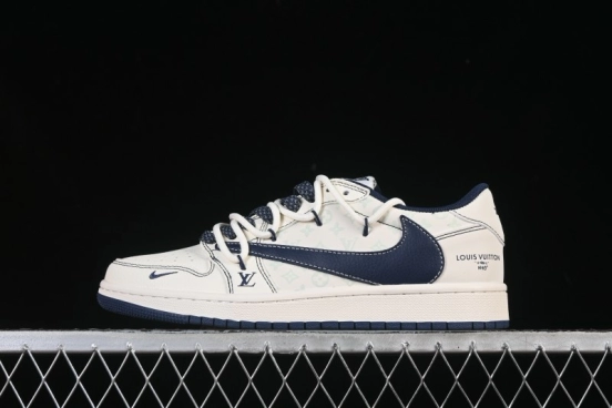حذاء نايك ترافيس سكوت x Fragment Design x Air Jordan 1 Low OG SP AJ1 منخفض الكاجوال من نايك - HT5088-603