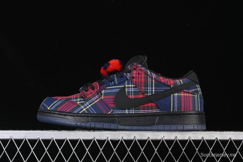 حذاء تزلج نايك SB Dunk Dunk Low Nardwuwar Collaboration الاسكتلندي المنقوش المنقوش المنخفض - II1493-600