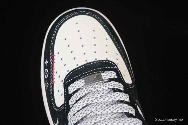 حذاء نايك اير فورس 1 '07 المنخفض من نايك اير فورس 1 '07 LV Collaboration Woven Label سنيكرز كاجوال - CX5050-Y26