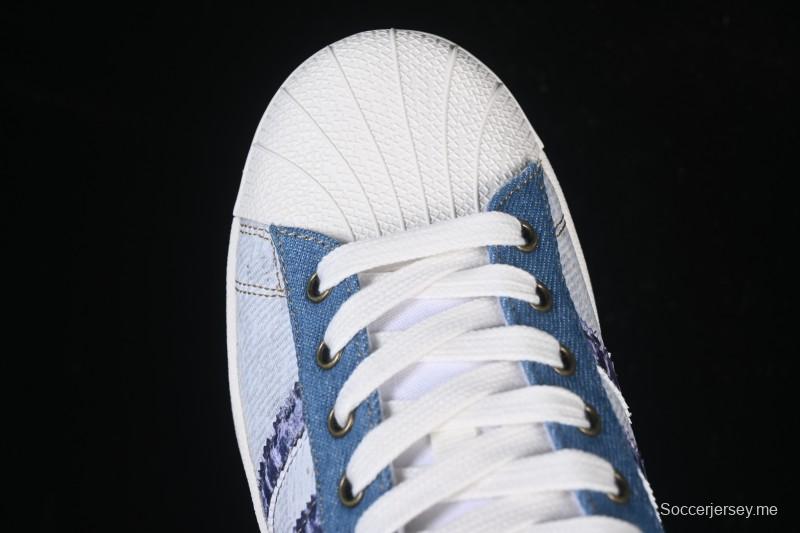 أديداس أوريجينالز سوبرستار II سنيكرز كاجوال بتصميم صدفي من الأمام - JS2488