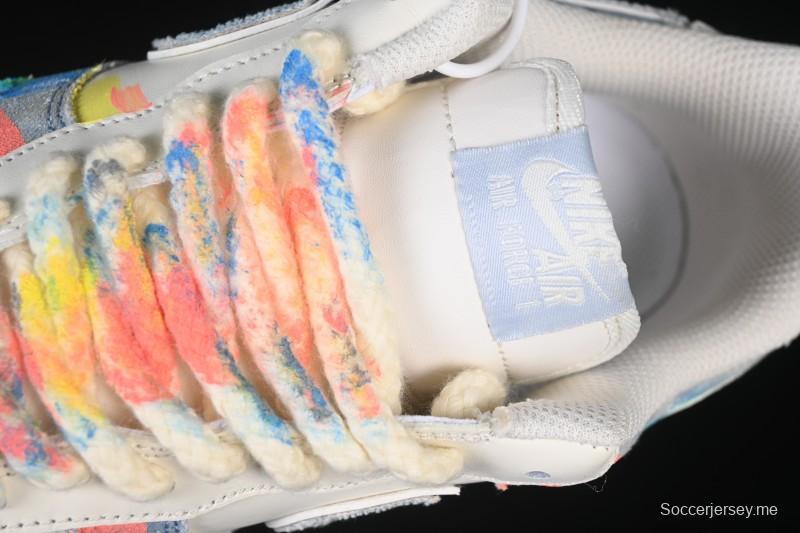 حذاء نايك اير فورس 1 '07 منخفض فانتاسي كاوبوي منخفض مرسوم باليد مرسوم عليه رسومات يدوية - CW1888-116