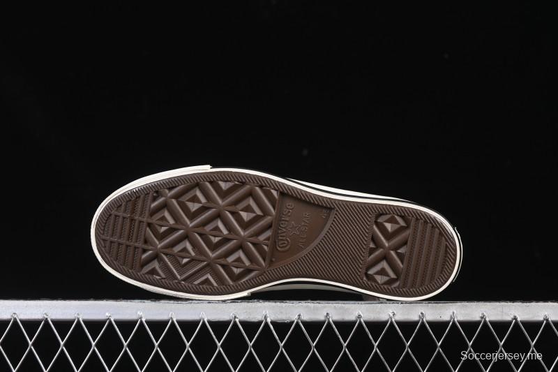 حذاء رياضي كاجوال جلدي عالي الكعب من كونفرس تشاك 1970s من كونفرس - A12444C