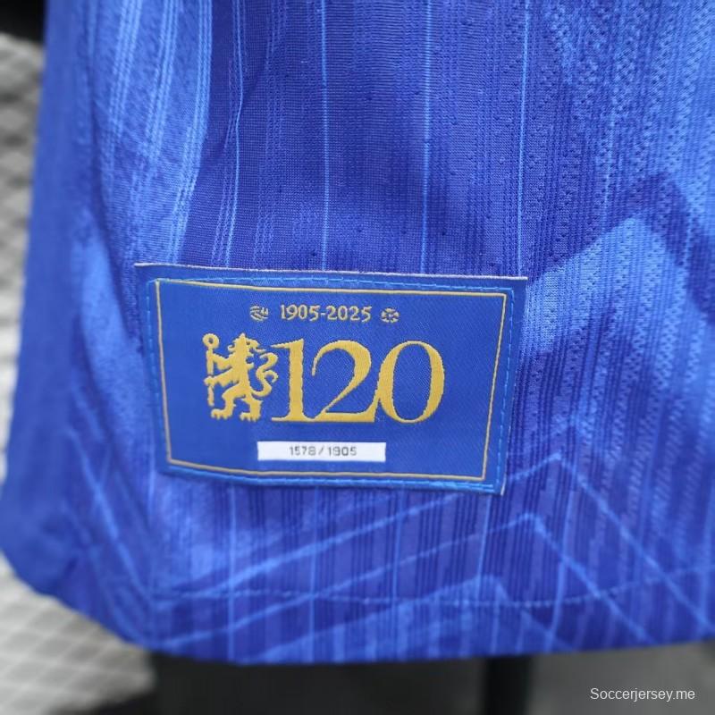 Player Version 25/26 Chelsea Blue 120Th Anniversary Jersey