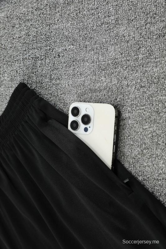 25/26 باريس سان جيرمان قميص أبيض بأكمام قصيرة + شورت أبيض