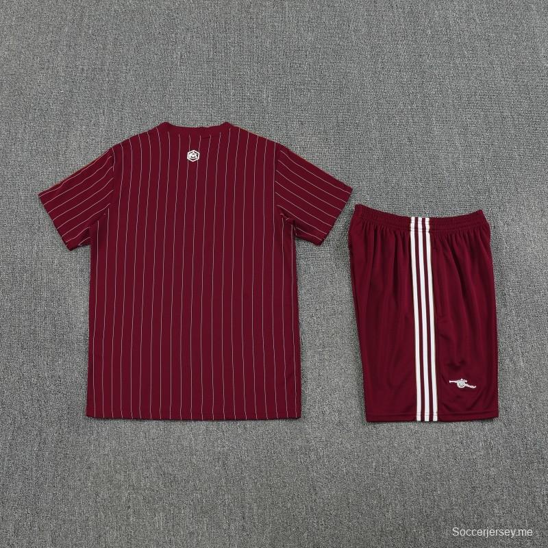 25/26 أرسنال أديداس أديداس أديداس أوريجينال واين قميص بأكمام قصيرة وشورت