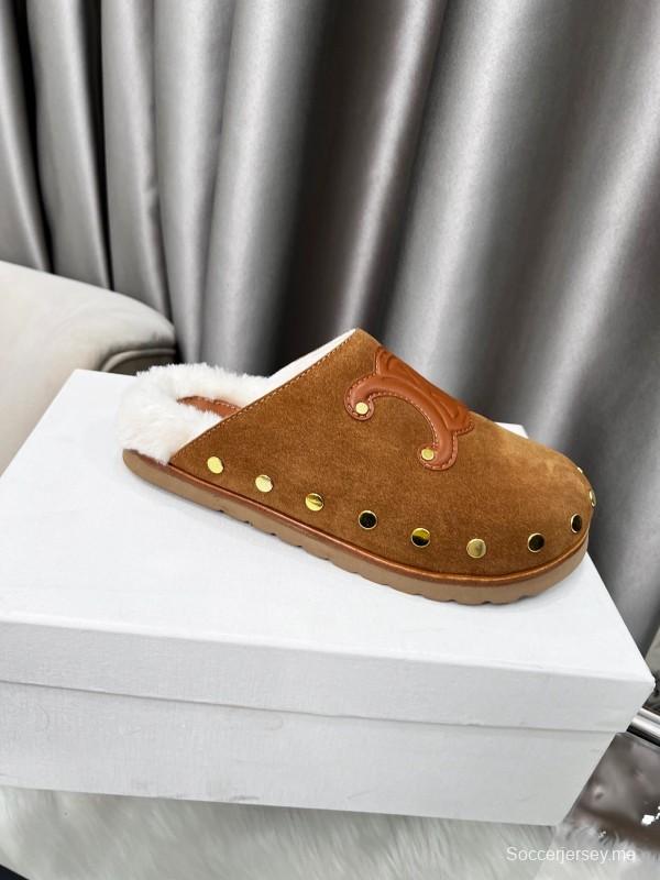 CELINE 2025/ss Studded Birkenstock Sandals - LY00270