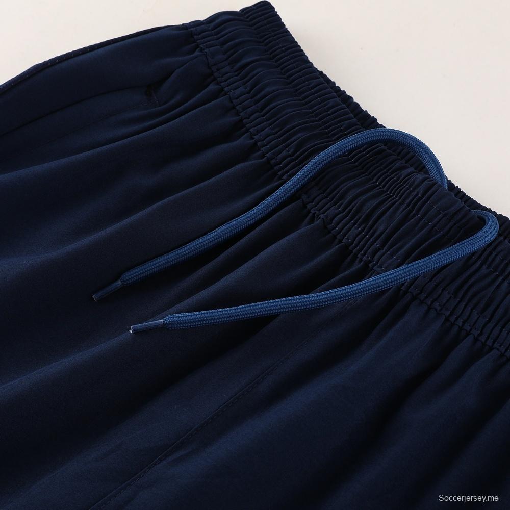 2025 أديداس 2025 جاكيت أخضر نصف سحاب أخضر + بنطلون طويل S-2XL