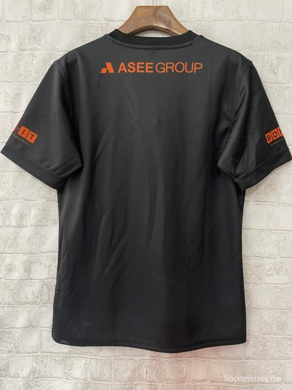 25/26 قميص أرماغ GAA باللون الفحمي مع لمسات برتقالية