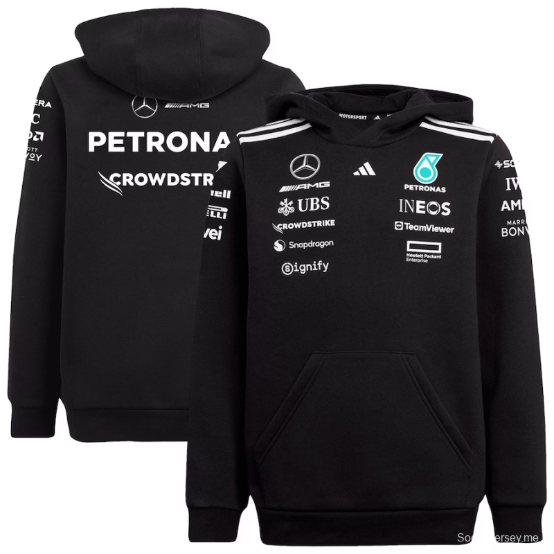 2026 فريق مرسيدس-AMG Petronas F1 مرسيدس-AMG Petronas F1 هودي أسود اللون