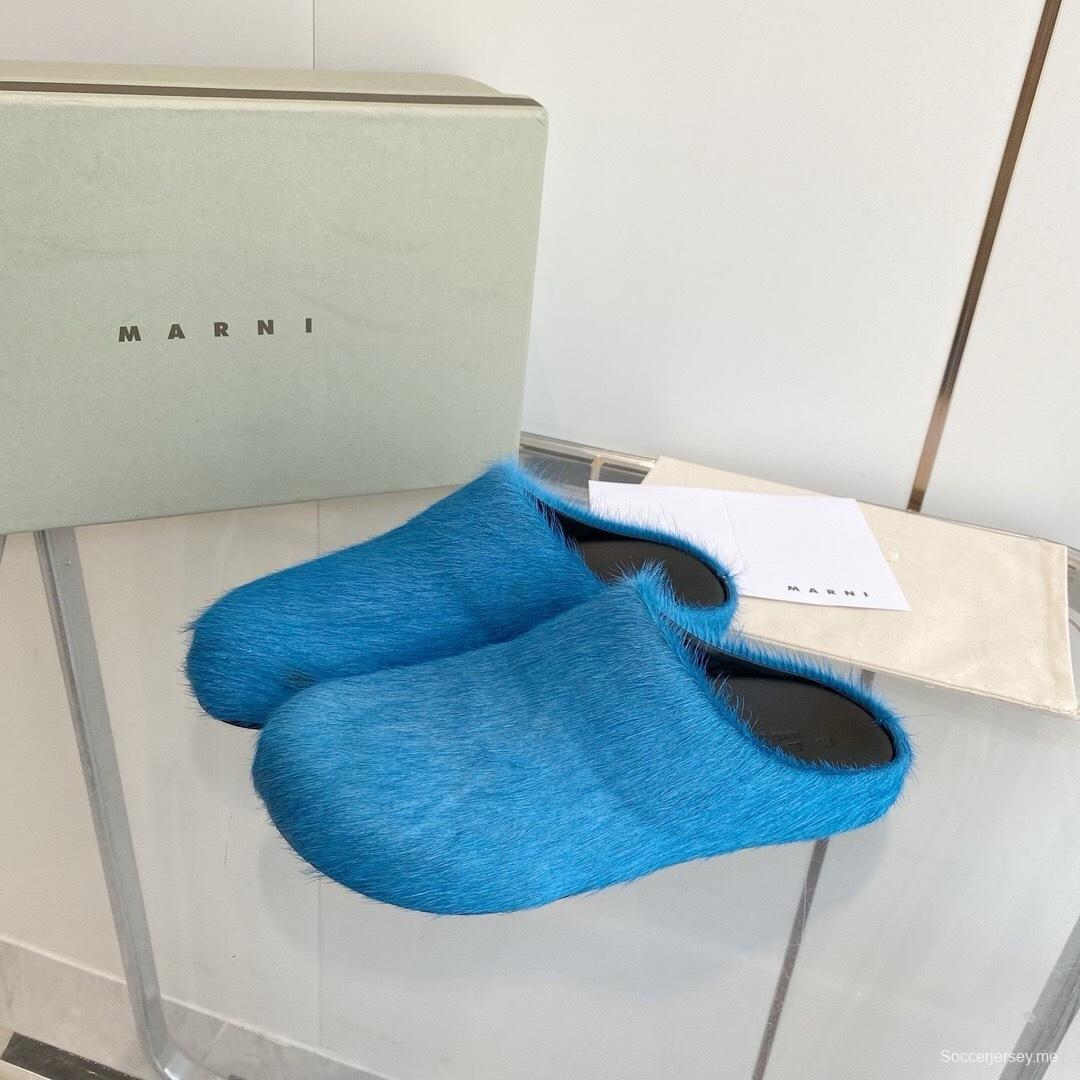 Marni 2025/SS Pony Hair Loafer Shoes - LY00