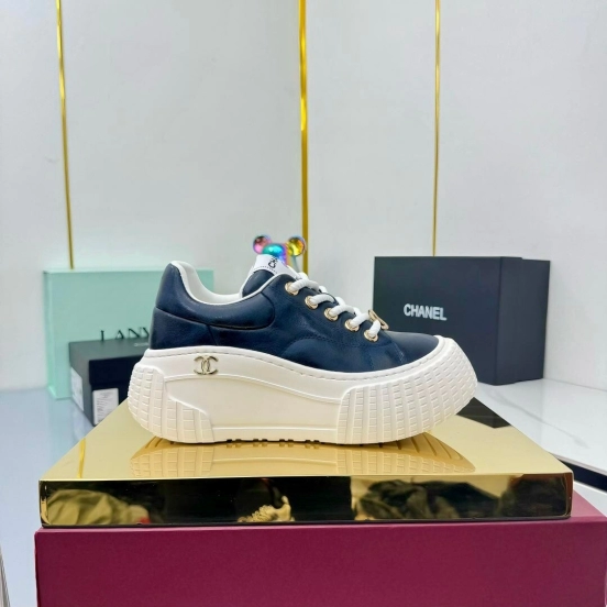 Chanel 2025 SS Loafers Panda Shoes Original Calfskin - LY00330