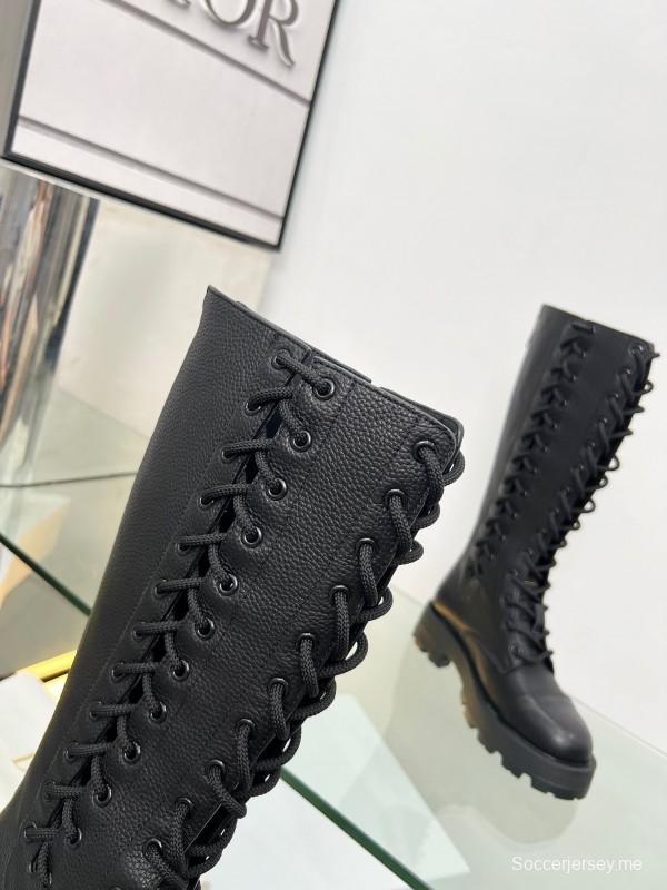 Dior 2025/SS Autumn Winter Boots Retro Work Style Internet Celebrity Boots - LY00460