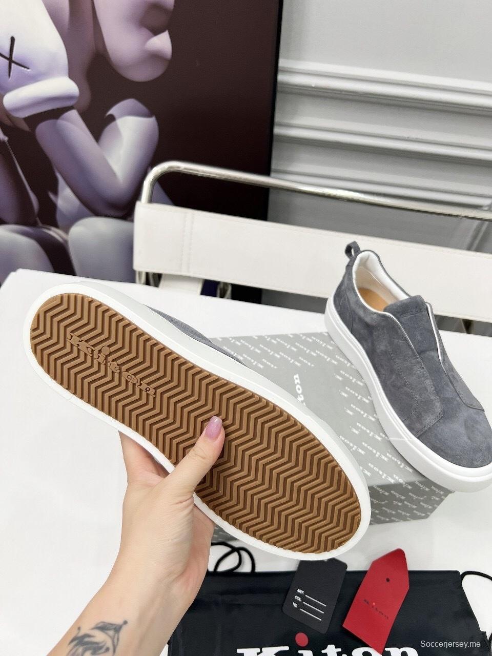 Kiton 2025/SS Slip-On Casual Men's Shoes - KFY00320