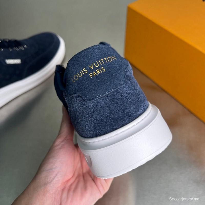 حذاء سنيكرز لوي فويتون بيفرلي هيلز الرياضي منخفض الساق - YC