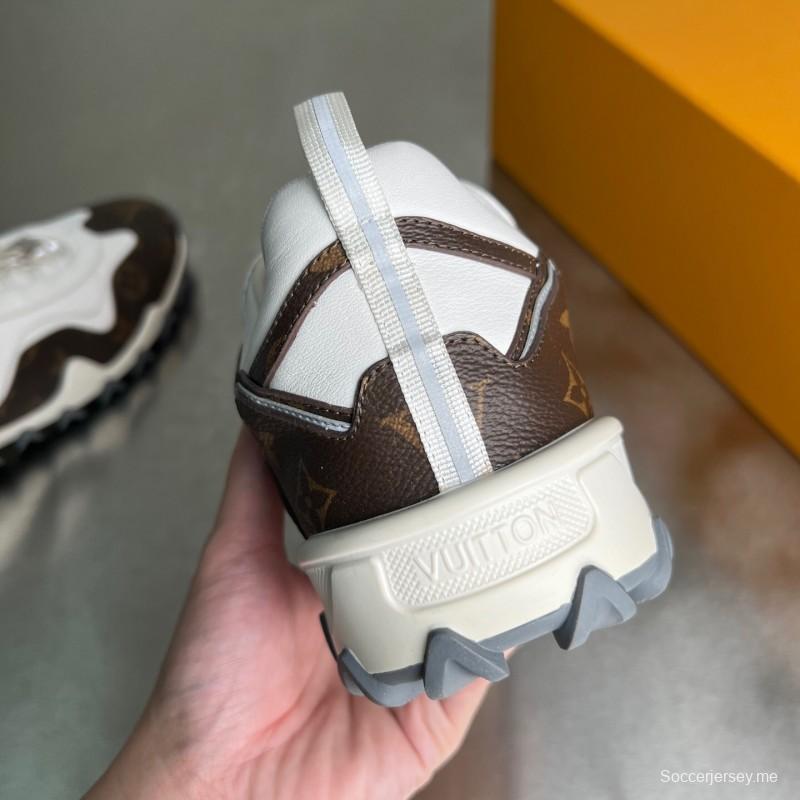 حذاء كاجوال LV Circle LV من لويس فويتون ذو الكعب المنخفض مع إكسسوارات معدنية مضادة للانزلاق - YC