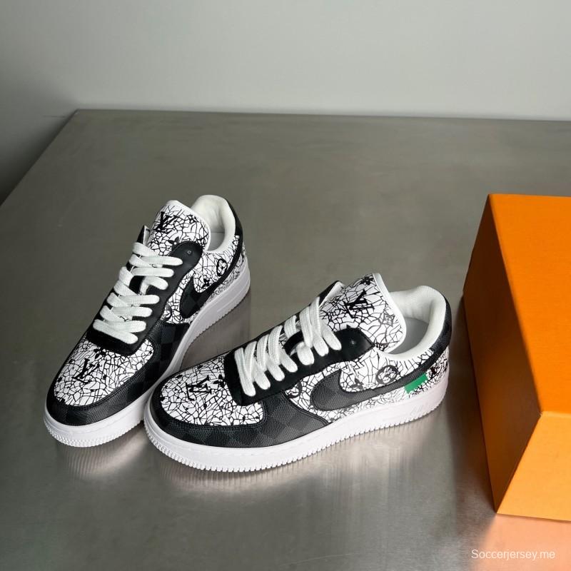 حذاء رياضي رياضي علوي بعلامة تجارية مشتركة من نايك اير فورس - YC