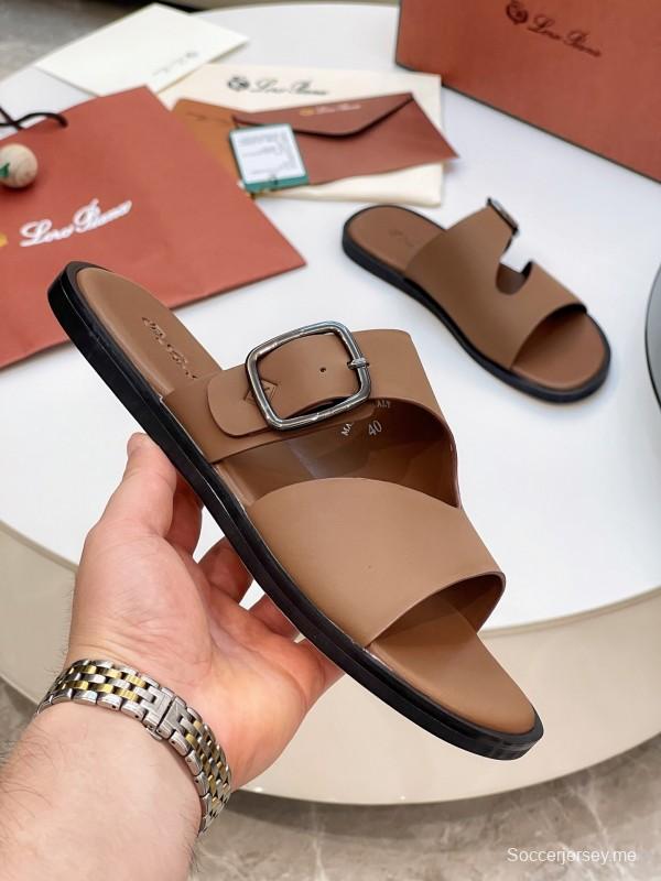 شباشب لورو بيانا 2025 SS للرجال لربيع وصيف 2025 للرجال بخياطة عالية الجودة ونعل مريح - AS00250