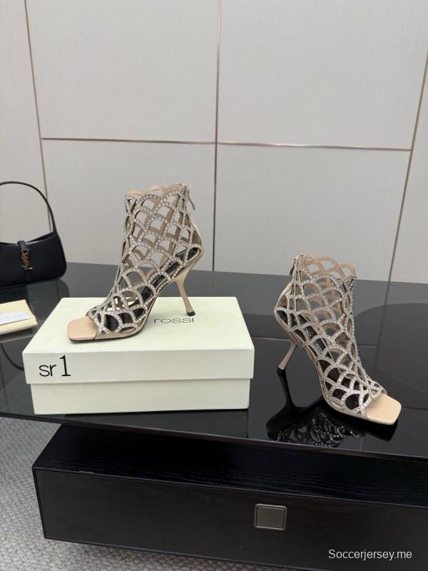 مجموعة صنادل حورية البحر 2025/SS من سيرجيو روسي بتصميم شبكة صيد السمك - KFY00470