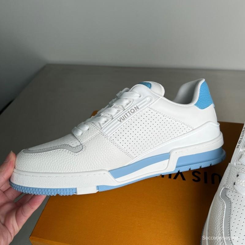 حذاء رياضي فاخر مقلد من لويس فويتون 2025 SS 2025 بشعار توقيع - YC