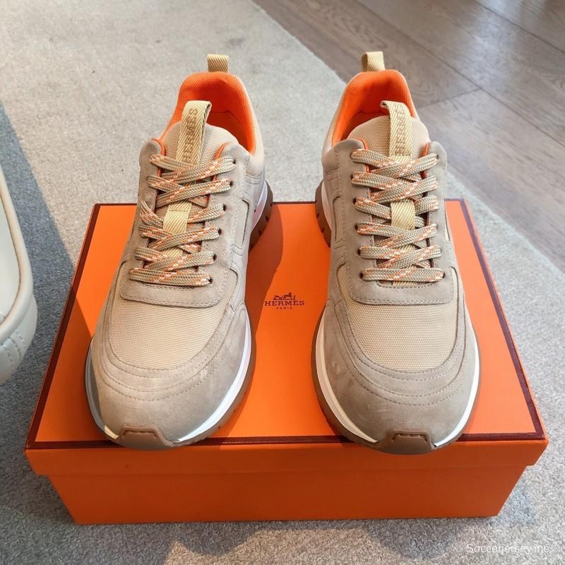 حذاء من نوع H من أوائل فصل الربيع بتصميم كلاسيكي بريطاني ملون متماسك - AS00380