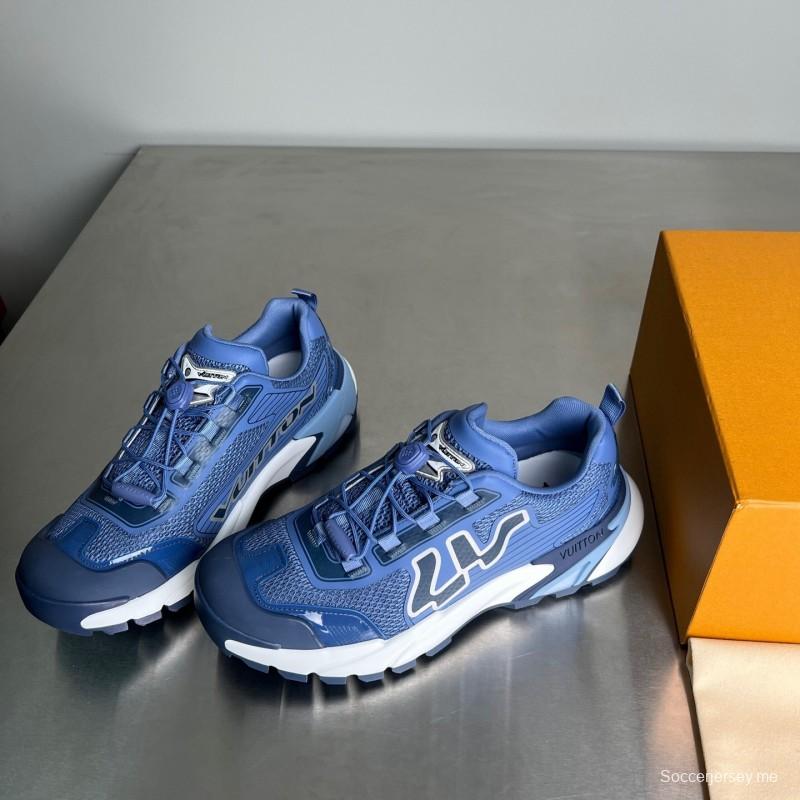 حذاء رانر تاتيك 2025 من سلسلة Lv Runner Tatic 2025 للرجال كاجوال برباط منخفض من الأعلى - YC