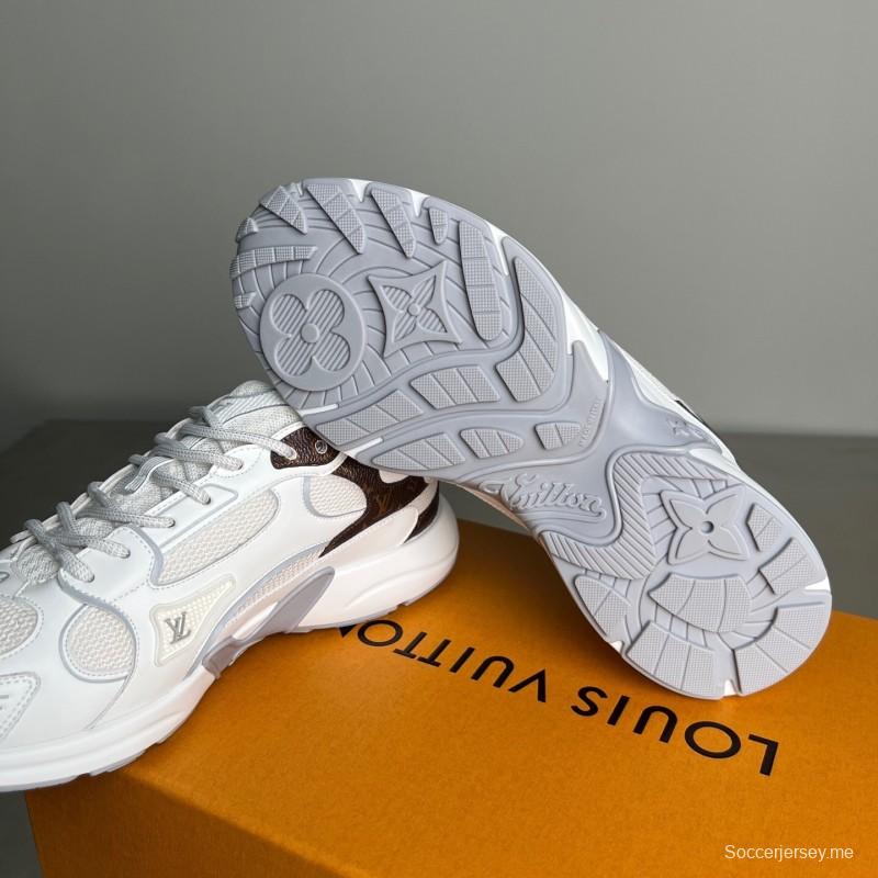 حذاء إل في أولمبيا ذو رباط مستدير من الأمام والجزء العلوي منخفض الكاجوال - YC