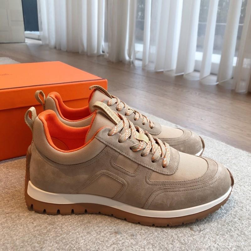 حذاء من نوع H من أوائل فصل الربيع بتصميم كلاسيكي بريطاني ملون متماسك - AS00380