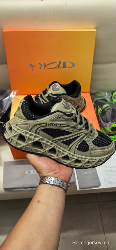 حذاء رياضي بتصميم ريترو - AS00400 من ديور B35 أبي أحذية رياضية بتصميم ريترو - AS00400