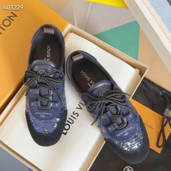 حذاء الباليه الرياضي سنيكرينا من لويس فويتون SNEAKERINA مع رقاقة - AS00350