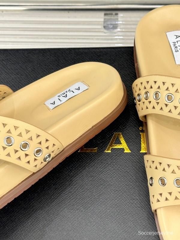 صندل كاجوال مجوف من ALAIA 2025 SS - KFY00260