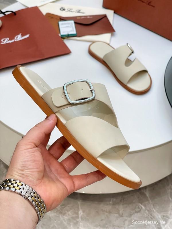 شباشب لورو بيانا 2025 SS للرجال لربيع وصيف 2025 للرجال بخياطة عالية الجودة ونعل أصلي - AS00250