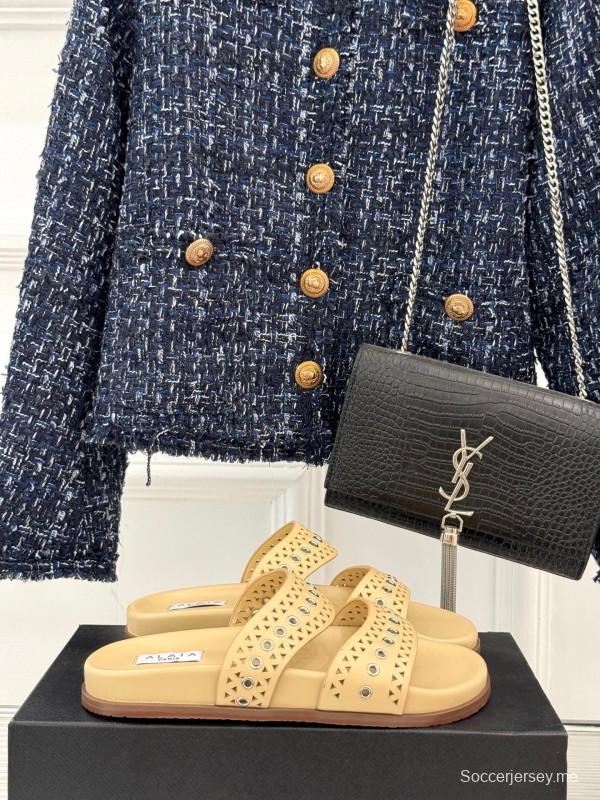 صندل كاجوال مجوف من ALAIA 2025 SS - KFY00260