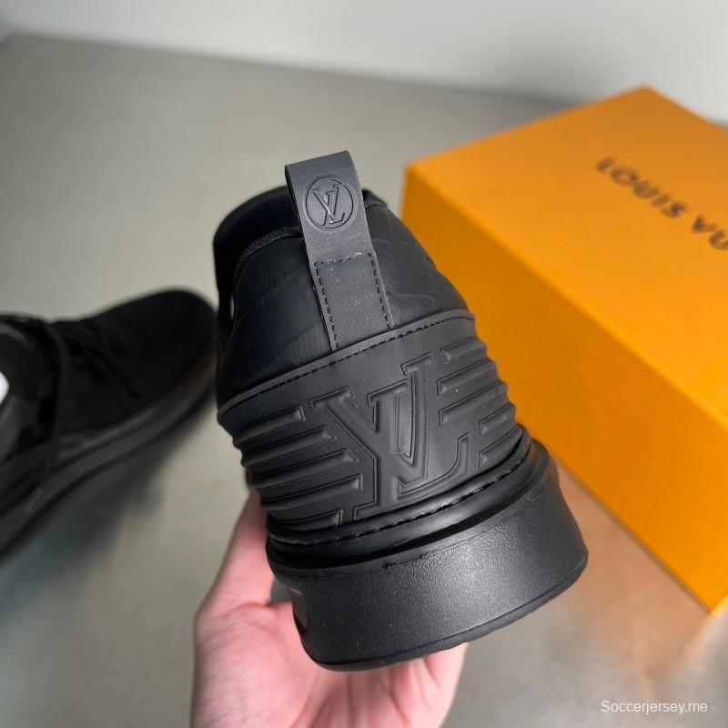 حذاء رياضي منسوج من لويس فويتون بيفرلي هيلز بنعل رياضي محبوك بنقشة Monogram بنعل إسفنجي IP فوم مستورد - YC