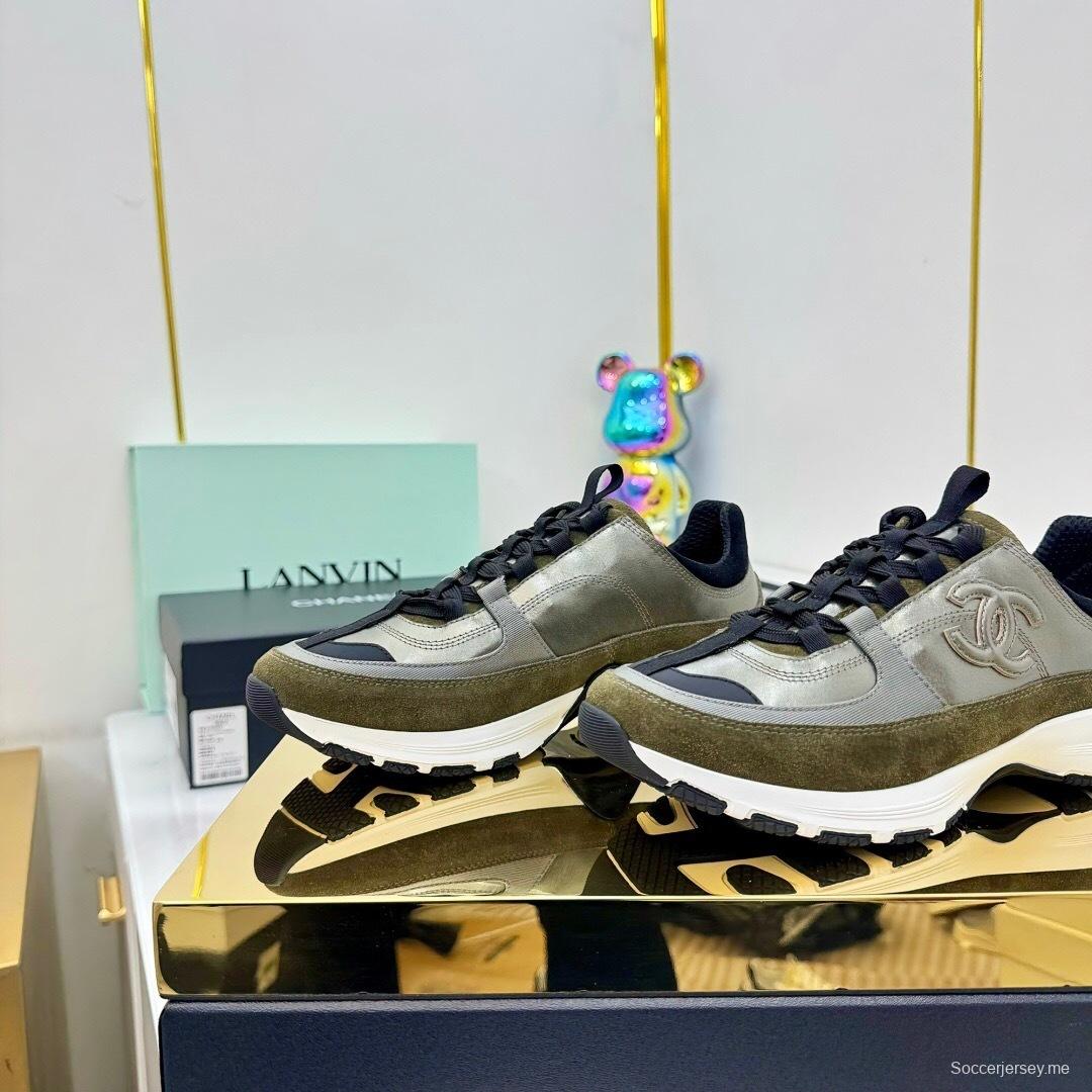 شانيل 2025 شانيل 2025 حذاء رياضي كاجوال بنعل مكتنزة - LY00310