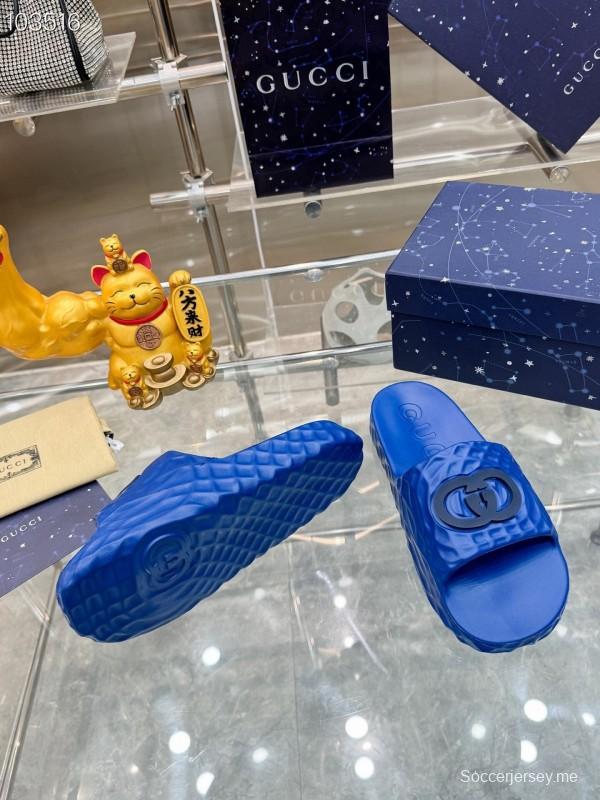 صندل ليدو ليدو المتشابك G للرجال من غوتشي بنعل مطاطي محكم - AS00170