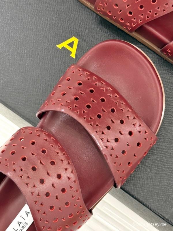 صندل آليا لربيع وصيف 2025 لربيع وصيف 2025 صندل كاجوال مخرم بالليزر - KFY00260