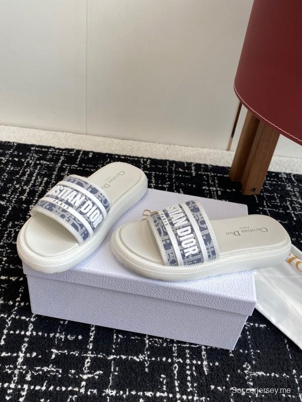 أحدث صنادل ديور لربيع وصيف 2025 لربيع وصيف 2025 ذات نعل رغوي خفيف للغاية - KFY00260