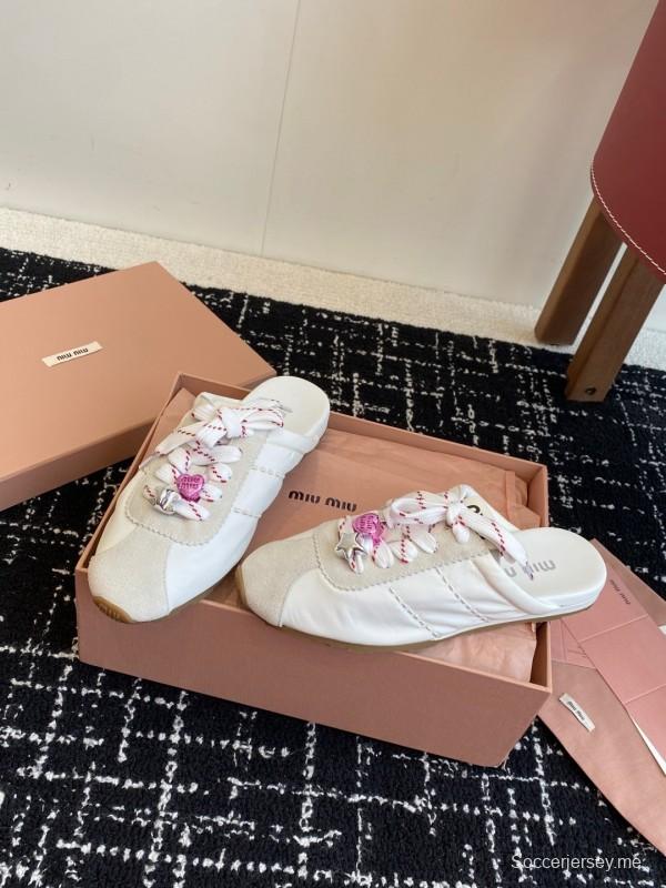 ميو ميو 2025 ميو ميو 2025 حذاء رياضي سحابي سليب، سبرينغ سليب أون - KFY00295