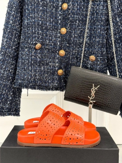 صندل آليا لربيع وصيف 2025 لربيع وصيف 2025 صندل كاجوال مخرم بالليزر - KFY00260