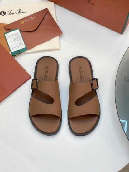 شباشب لورو بيانا 2025 SS للرجال لربيع وصيف 2025 للرجال بخياطة عالية الجودة ونعل مريح - AS00250