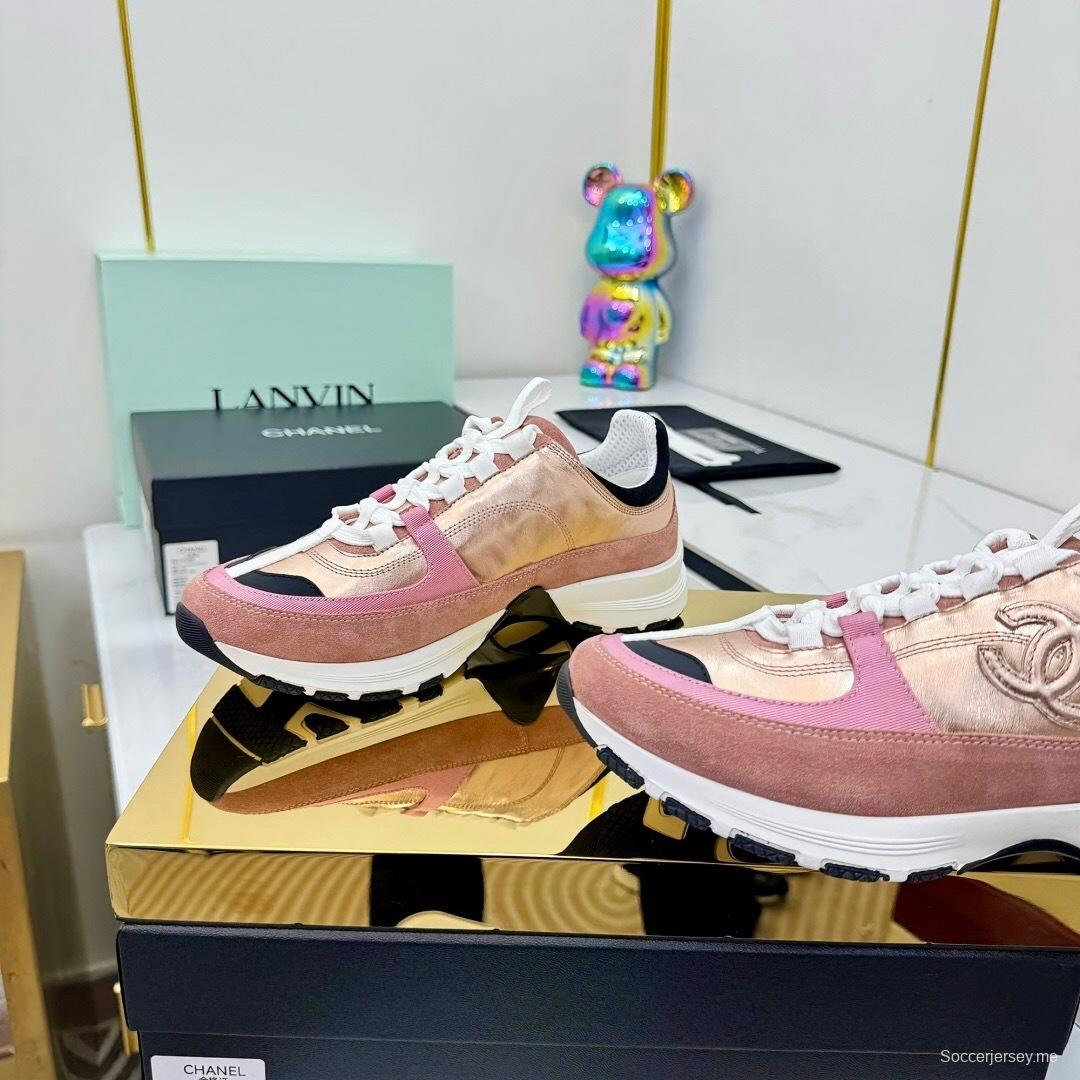 شانيل 2025 شانيل 2025 حذاء رياضي كاجوال بنعل مكتنزة - LY00310