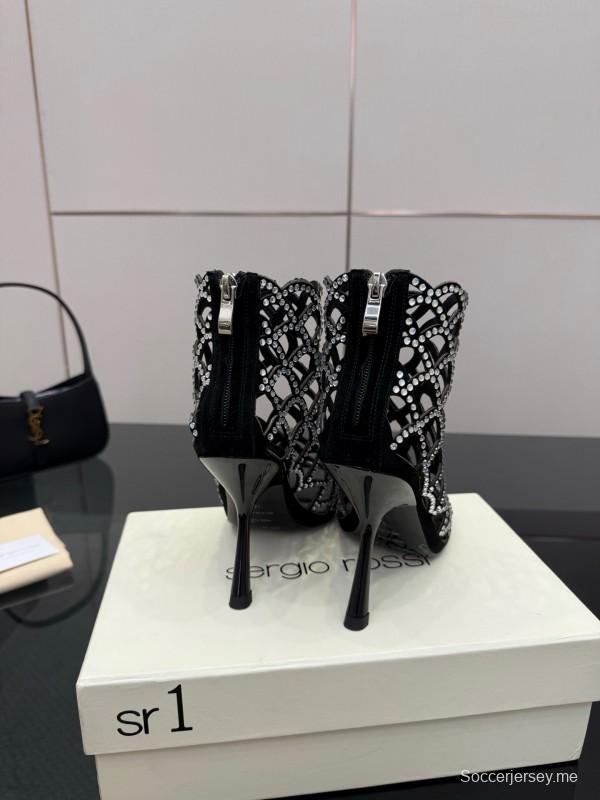 صنادل سيرجيو روسي صندل حورية البحر 2025 من مجموعة SS كوليكشن بشبكة صيد السمك - KFY00470