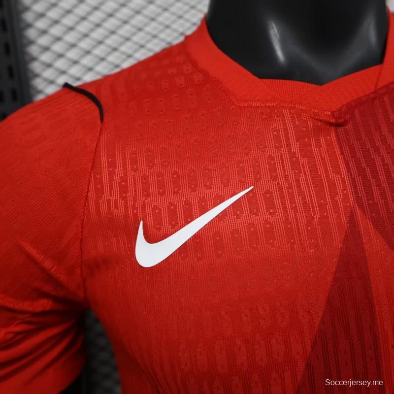 Player Version 2025 Canada Home Red Jersey