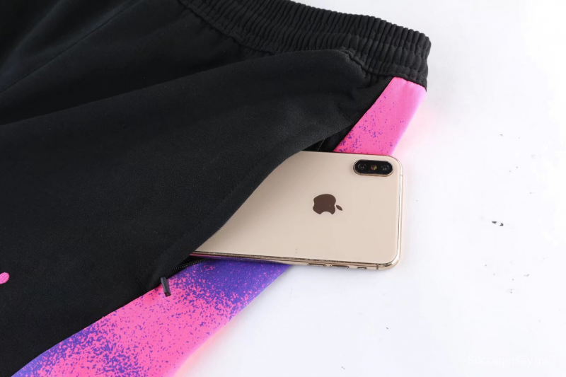 2025 اير جوردان اير جوردان جامب مان 2025 هودي أسود بنفسجي هودي أسود سحاب كامل + بنطال طويل