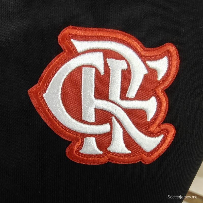 25/26 فلامنجو فلامنجو هودي بشعار مطرز قديم 9 ألوان