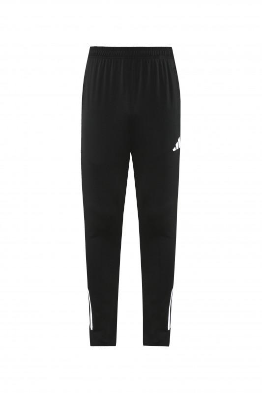 25/26 أديداس جاكيت أديداس أسود سحاب كامل سترة رياضية + بنطلون طويل